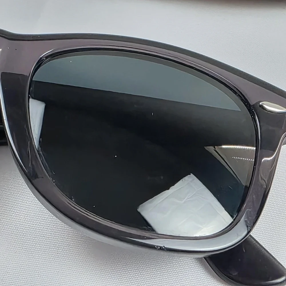Ray-Ban RB2140 Wayfarer Sunglasses Mens 50-22 Black Gray Tinted Italy 6641/R5